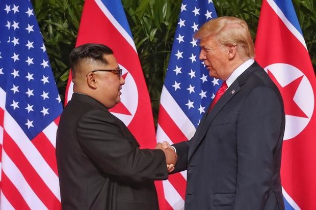 Tramp Kim Çen Ina vurulduğunu etiraf etdi