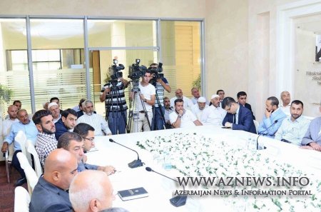 Binəqədidə dini icmaların nümayəndələri ilə görüş keçirilib