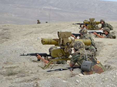 Tank əleyhinə bölmələrin intensiv təlimləri keçirilir