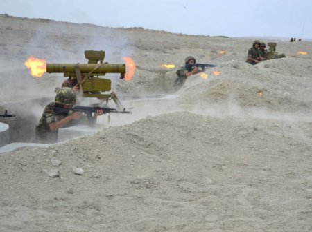 Tank əleyhinə bölmələrin intensiv təlimləri keçirilir