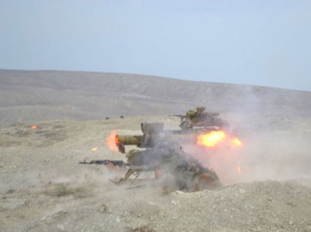 Tank əleyhinə bölmələrin intensiv təlimləri keçirilir
