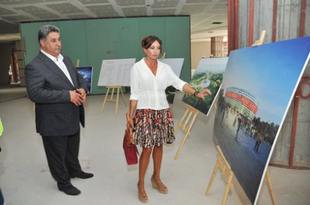 Mehriban Əliyeva Bakı Olimpiya Stadionunda