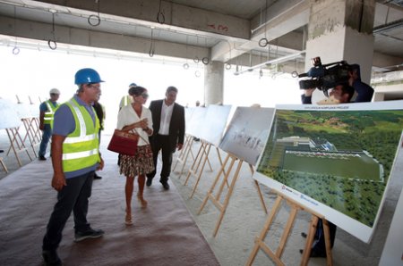 Mehriban Əliyeva Bakı Olimpiya Stadionunda