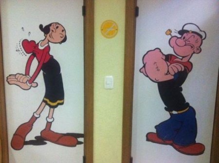 Ən maraqlı “WC” işarələri