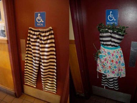 Ən maraqlı “WC” işarələri