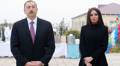 Prezident Daşkəsənə gedib