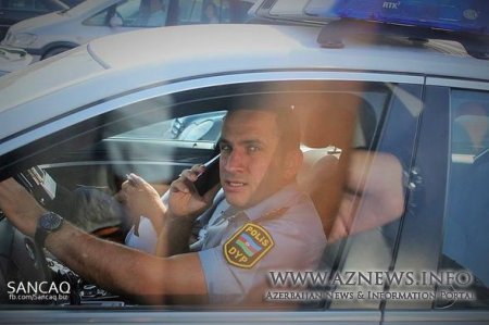 DYP: Yol polisi maşını idarə edərkən mobil telefonla danışa bilər