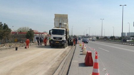 Bakının bağlanmış əsas yollarından biri açıldı