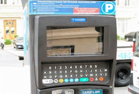 Parkomat nəzarətçiləri ləğv ediləcək