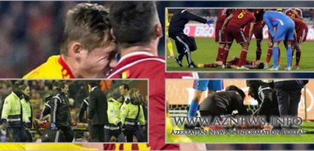 Futbolçu oyun zamanı huşunu itirdi