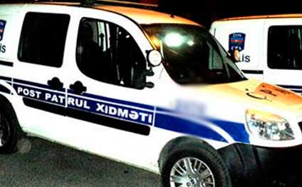 Bakıda polis əməkdaşı xidməti avtomobillə qəzaya düşdü