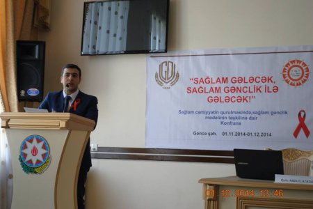 1 dekabr Beynəlxalq QİÇS-lə mübarizə günü Gəncədə qeyd olundu