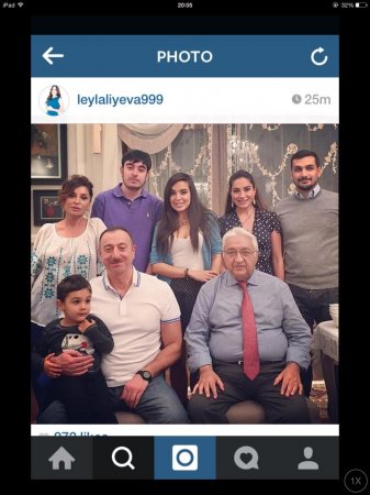 İlham Əliyev ailə üzvləri ilə ad günündə