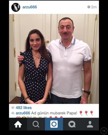 İlham Əliyev ailə üzvləri ilə ad günündə