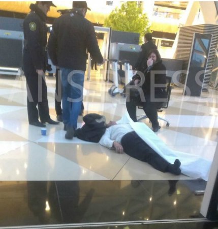 Bakı aeroportunda ölüm