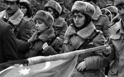 Müharibə və qadın...