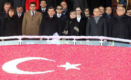 Azərbaycanda Qafqaz İslam Ordusunun şəhidlərini salamladım...