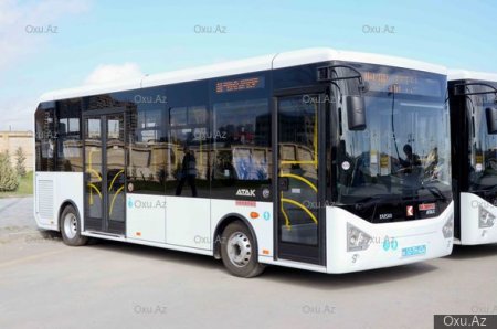 Bakıya yeni sərnişin avtobusları gətirildi