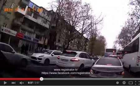 Bakıda qayda pozan “Porsche” sürücüsünü belə cəzalandırdılar