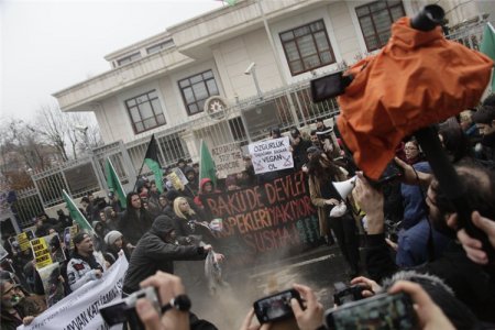 İstanbulda Azərbaycana qarşı, “Hamımız heyvanıq” aksiyası
