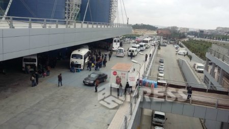 Avtovağzalda çaxnaşma