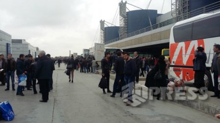 Avtovağzalda çaxnaşma
