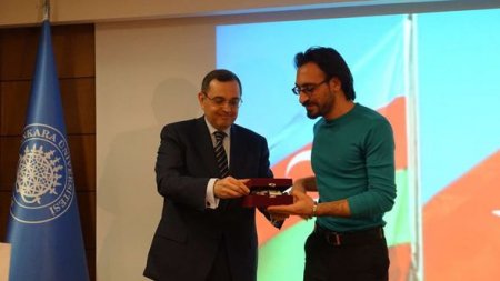 Əli Həsənov Türkiyədə Hüseyn Cavid haqqında keçirilən konfransda iştirak etdi