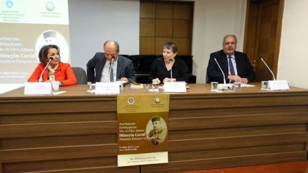 Əli Həsənov Türkiyədə Hüseyn Cavid haqqında keçirilən konfransda iştirak etdi