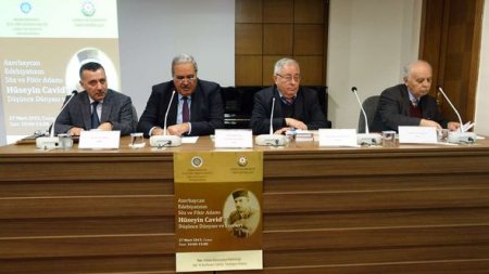 Əli Həsənov Türkiyədə Hüseyn Cavid haqqında keçirilən konfransda iştirak etdi