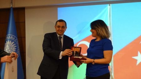 Əli Həsənov Türkiyədə Hüseyn Cavid haqqında keçirilən konfransda iştirak etdi