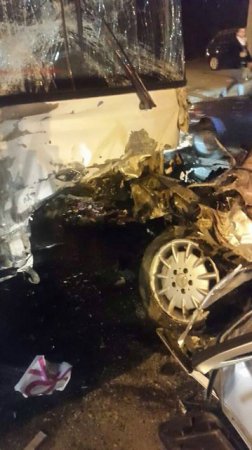Bakıda dəhşətli qəza: ölən var