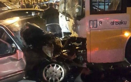 Bakıda dəhşətli qəza: ölən var