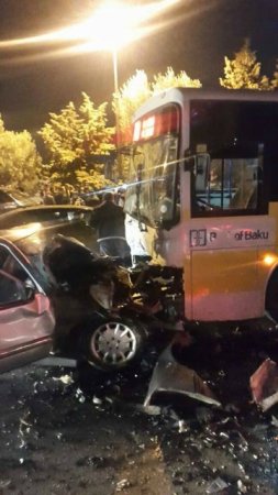 Bakıdakı dəhşətli qəzada 2 ölü
