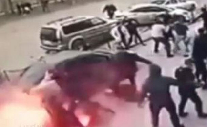 Rusiyada azərbaycanlıya məxsus kafedə partlayış