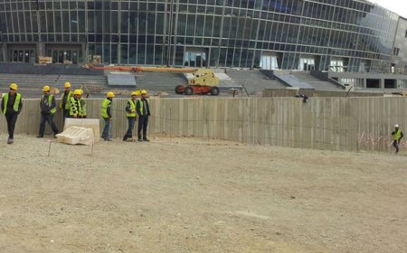 Bakıda inşaat meydançasında kütləvi dava: Xəsarət alanlar var