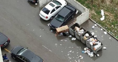 Bakıda qeyri-adi parklama