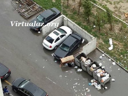 Bakıda qeyri-adi parklama