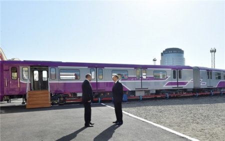İlham Əliyev metroda