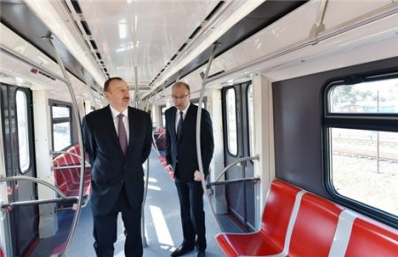 İlham Əliyev metroda