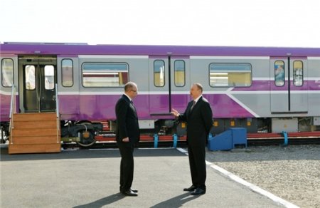 İlham Əliyev metroda
