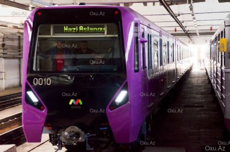 Bakı metrosunun yeni qatarları