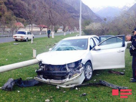 Qaxda polisin törətdiyi müəmmalı qəza
