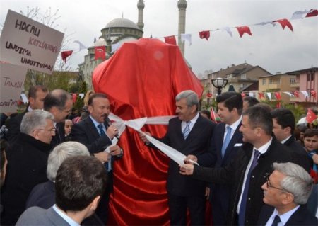 Türkiyədə Xocalı Abidəsi açıldı