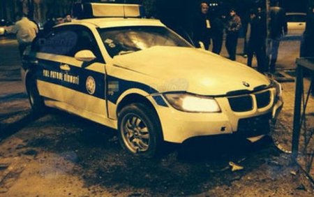 Rəis müavini “Park Bulvar”ın qarşısında qəzaya düşdü