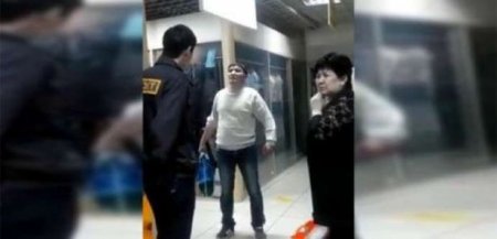Qazaxıstanda ticarət mərkəzində görünməmiş hadisə