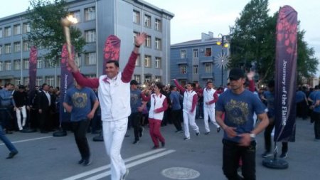 Bakı-2015: Məşəl Lənkərana yola salındı