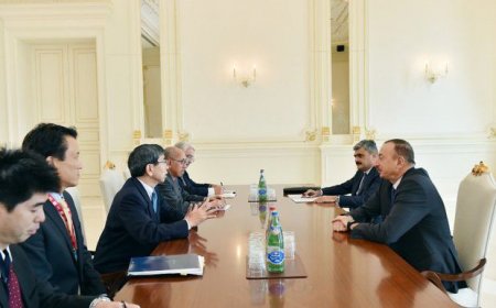 İlham Əliyev AİB-in prezidentini qəbul etdi