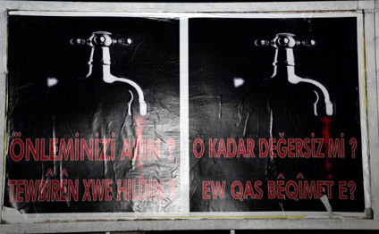 Dəhşətli seçki afişaları: qan axacaq