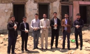 Tələbələrdən “9 may”la bağlı maraqlı aksiya