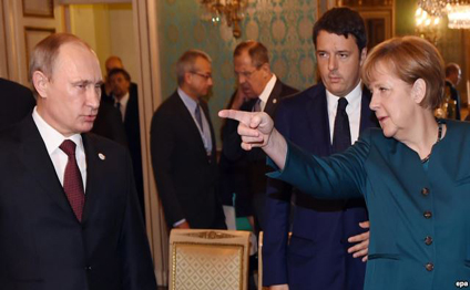 Merkel Putini təhqir etdi